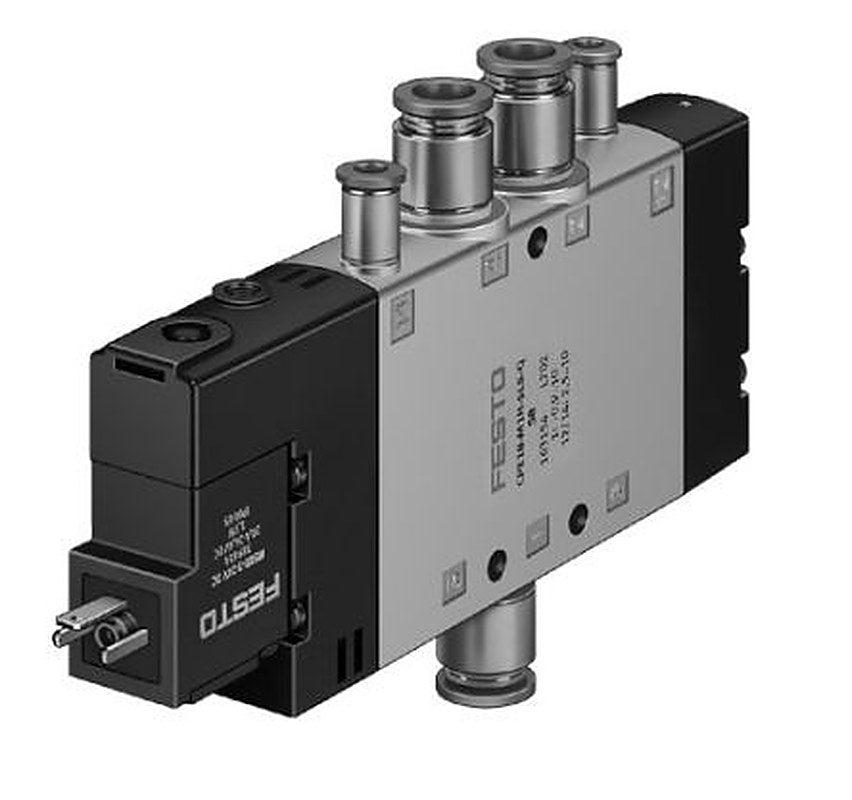 Festo Pneumatic Solenoid Valve - 5/2 Monostable Electric 5 mm CPE18-M2H-5LS-QS-8 Series 110V