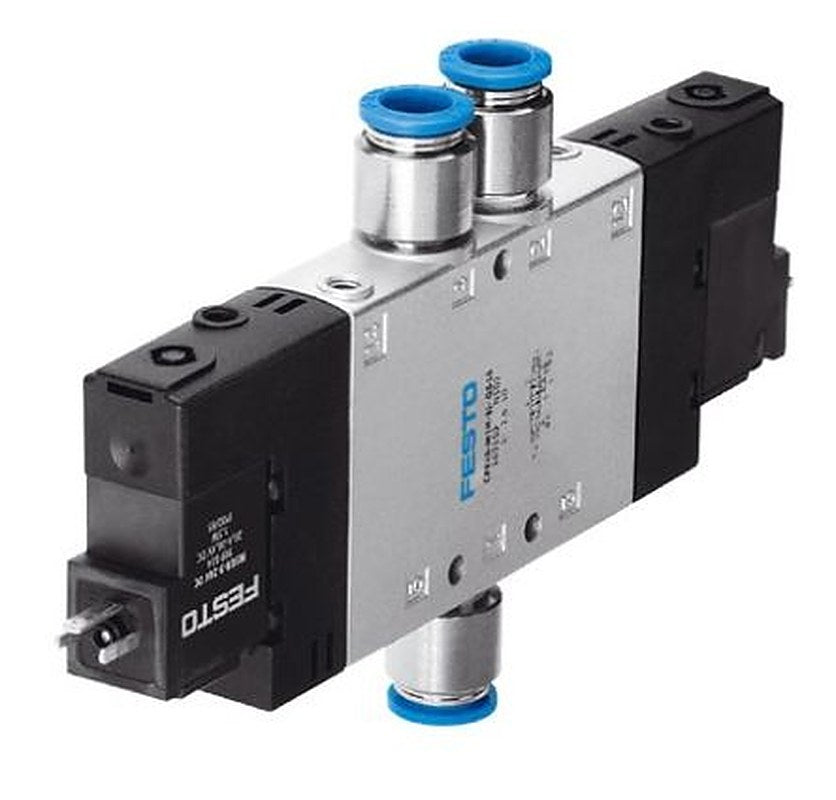 Festo Pneumatic Solenoid Valve - 5/2 Double Solenoid Electric G CPE18-M3H-5J-QS-10 Series 230V