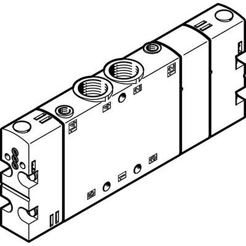 Festo Basic Pneumatic Control Valve CPE18 Series M5, 550161