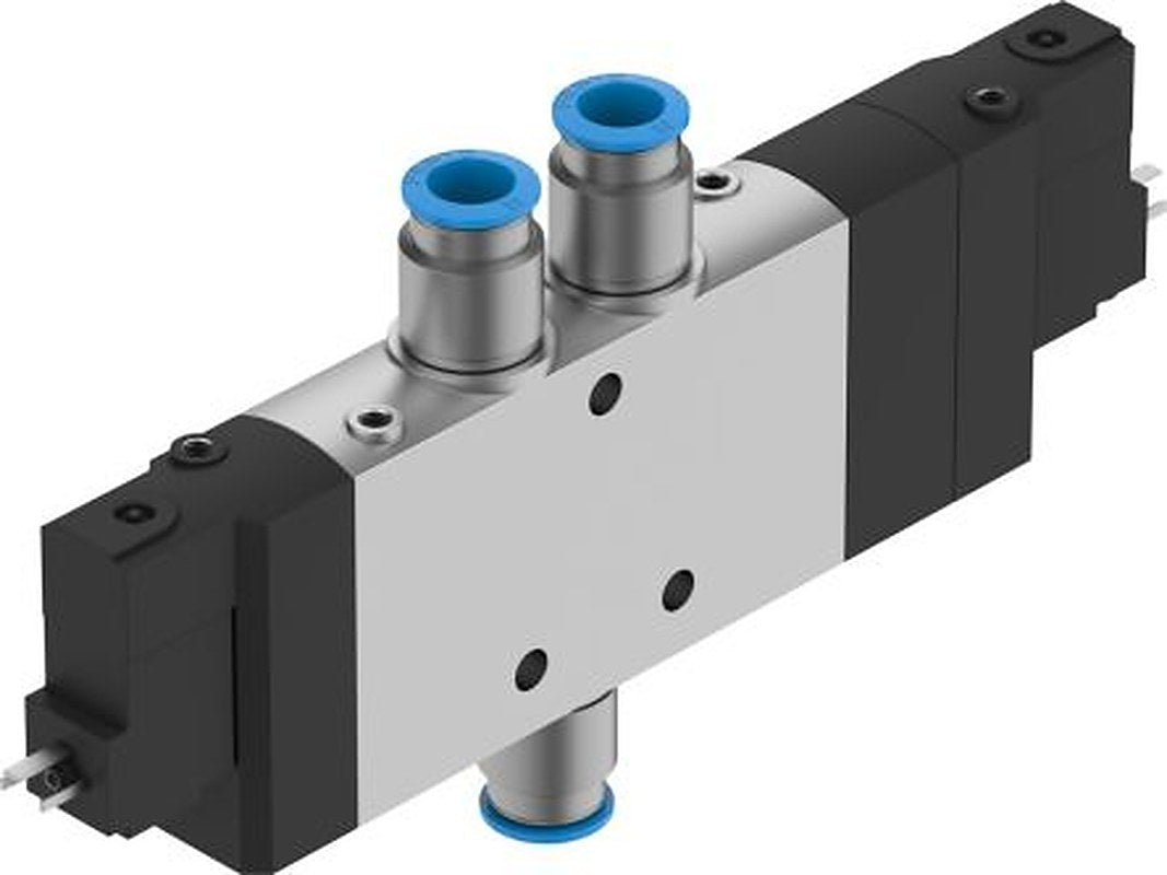 Festo Solenoid Valve CPE24-M1H-5/3E-QS-12, 5 Port, Closed, 12 mm