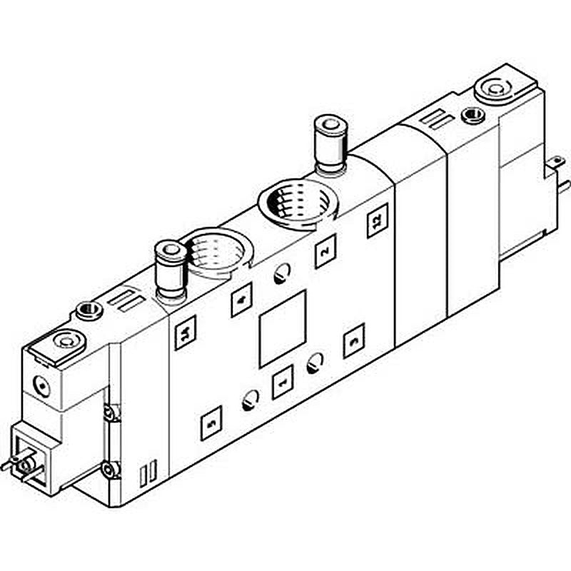 Festo Pneumatic Solenoid Valve - 5/3 Exhausted Electric G CPE24-M3H-5/3ES-3/8 Series 230V