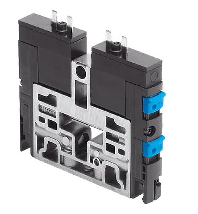 Festo Pneumatic Solenoid Valve - 2 x 2/2-Way, Closed, Monostable, Open Electric 7 mm CPV10-M1H-2OLS-2GLS-M7-B-EX Series
