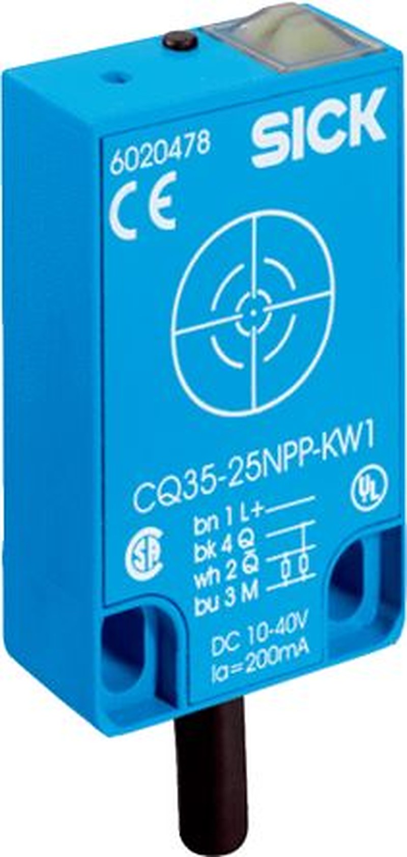 SICK CQ35-25NNP-KW1 Rectangular Capacitive Proximity Sensor CQ35 200mA 36 V dc