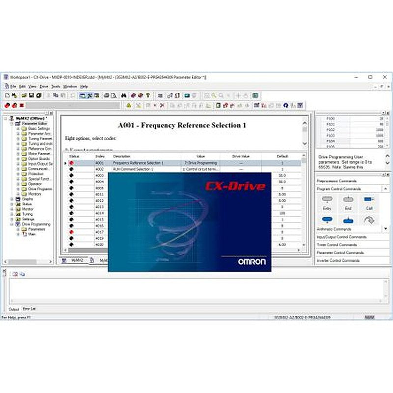 Omron CX-One Series PLC Programming Software for Use with CX