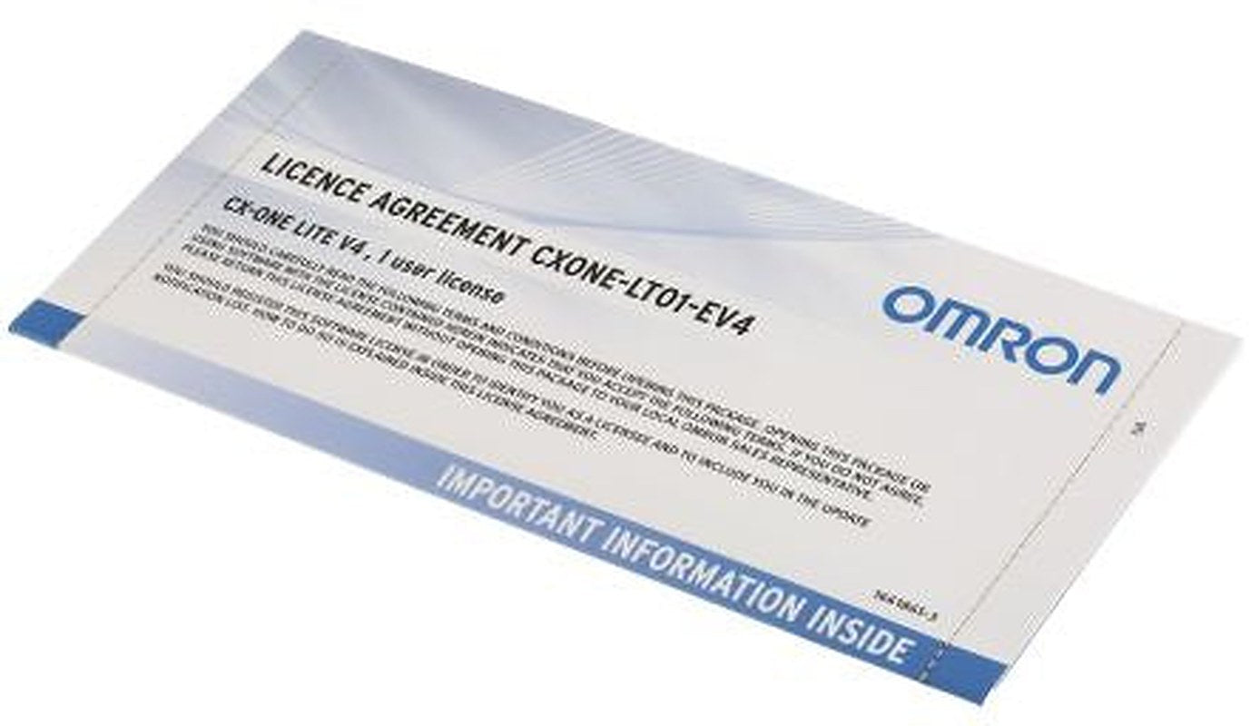 Omron CX-One Series PLC Programming Software for Use with CP1L Series, CP1E Series