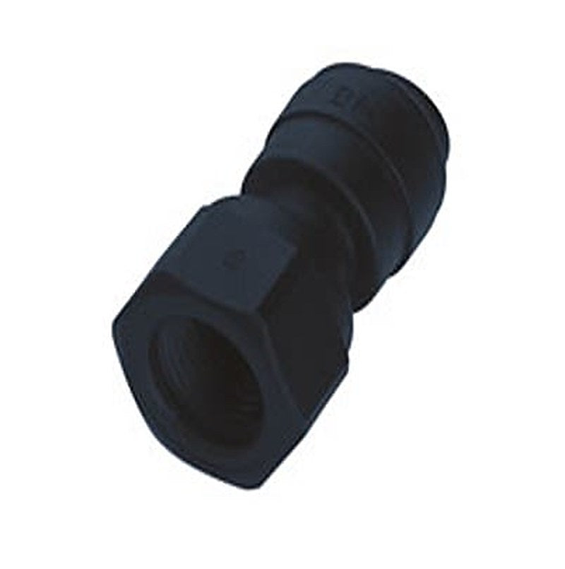 Norgren Pneufit Acetal (POM) Push-in Fittings Series, D042D082Y, Female, 7/16-20 UNF, ISO R, UNF, ISO G, NPT