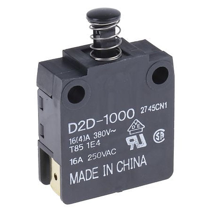 Omron Door Micro Switch Plunger, SPST-NO, SPST-NC 16 A IP40, 85 °C, -25 °C