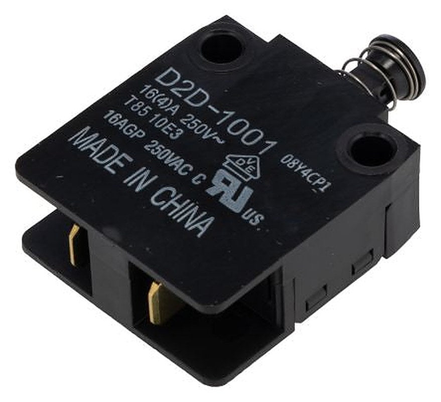Omron Door Micro Switch Plunger, SPST-NO 16 A IP40, 85 °C, -25 °C