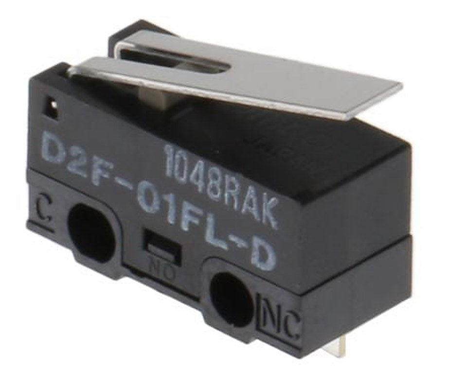 Omron Hinge Lever Micro Switch, Solder Terminal, 100mA, 125 V ac, 30 V dc, SPDT, IP40