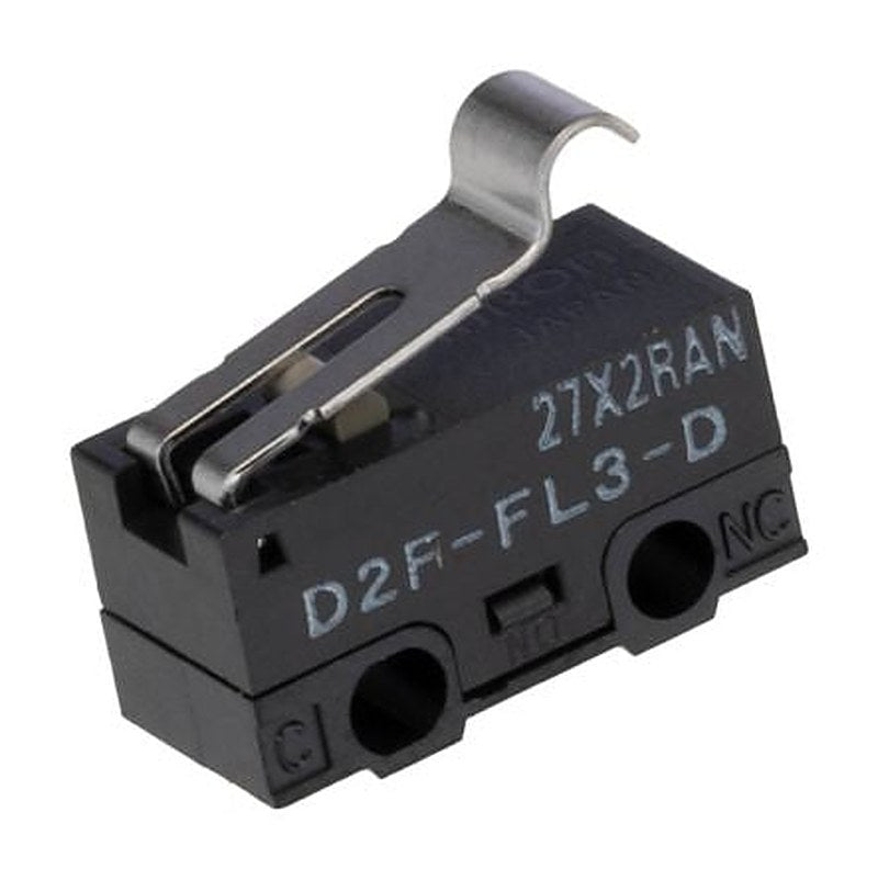 Omron Simulated Roller Lever Switch, Solder Terminal, 1A, 30 V, SPDT, IP40
