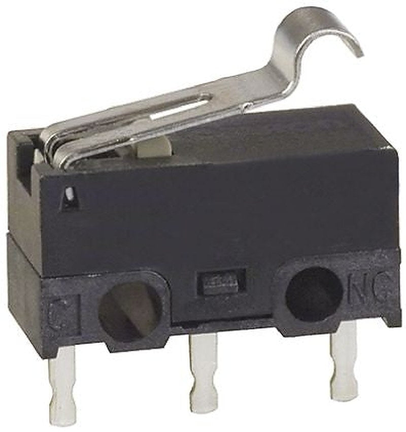 Omron Simulated Roller Lever Micro Switch, PCB Terminal Terminal, 1A, SPDT, IP40