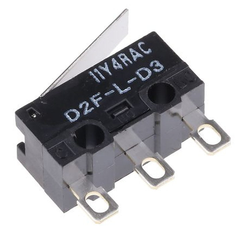 Omron Hinge Lever Micro Switch, Solder Terminal, 3A, 30 V dc, SPDT, IP40