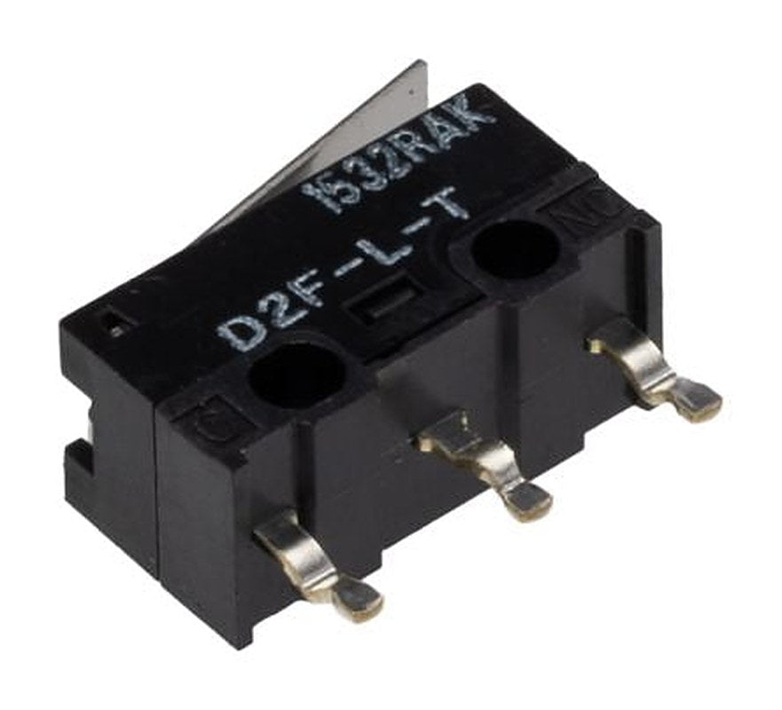 Omron Hinge Lever Micro Switch, PCB Terminal Terminal, 3A, 30 V dc, SPDT, IP40