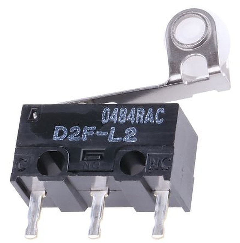 Omron Roller Lever Micro Switch, PCB Terminal Terminal, 3A, 125 V ac, 30 V dc, SPDT, IP40