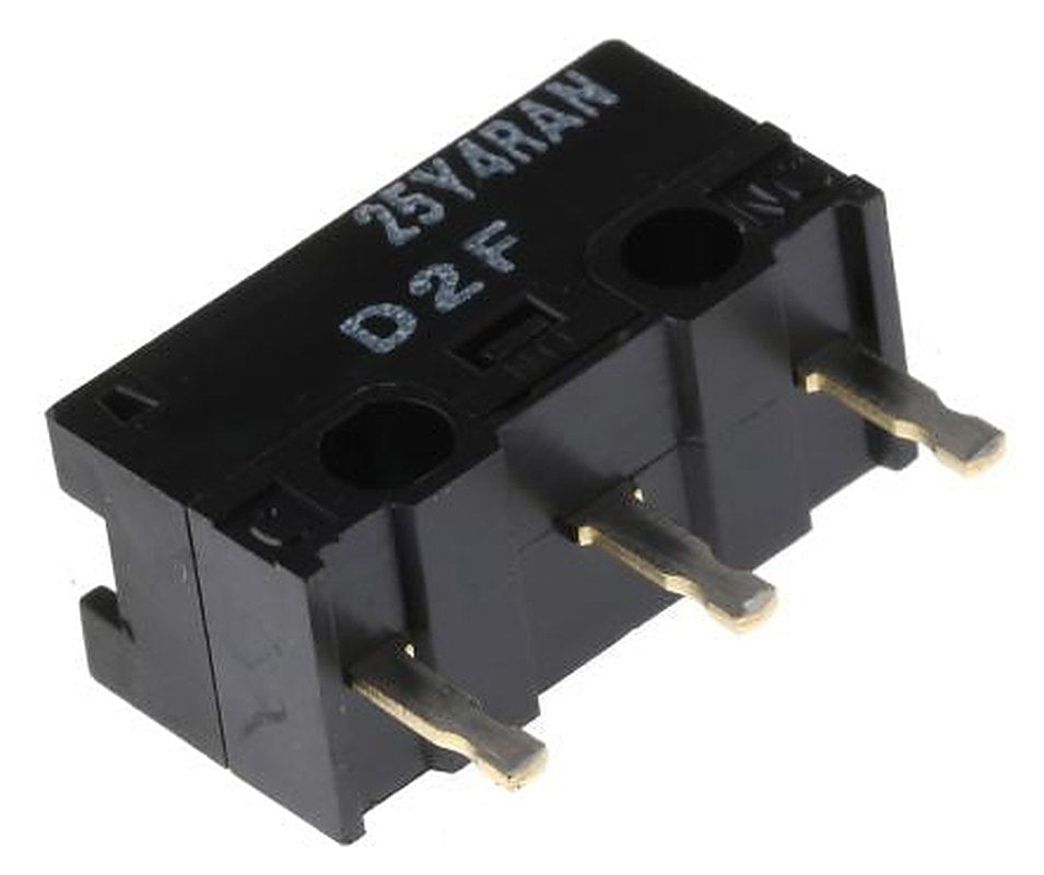 Omron Pin Plunger Subminiature Micro Switch, PCB Terminal Terminal, 3A, 30 V dc, SPDT, IP40
