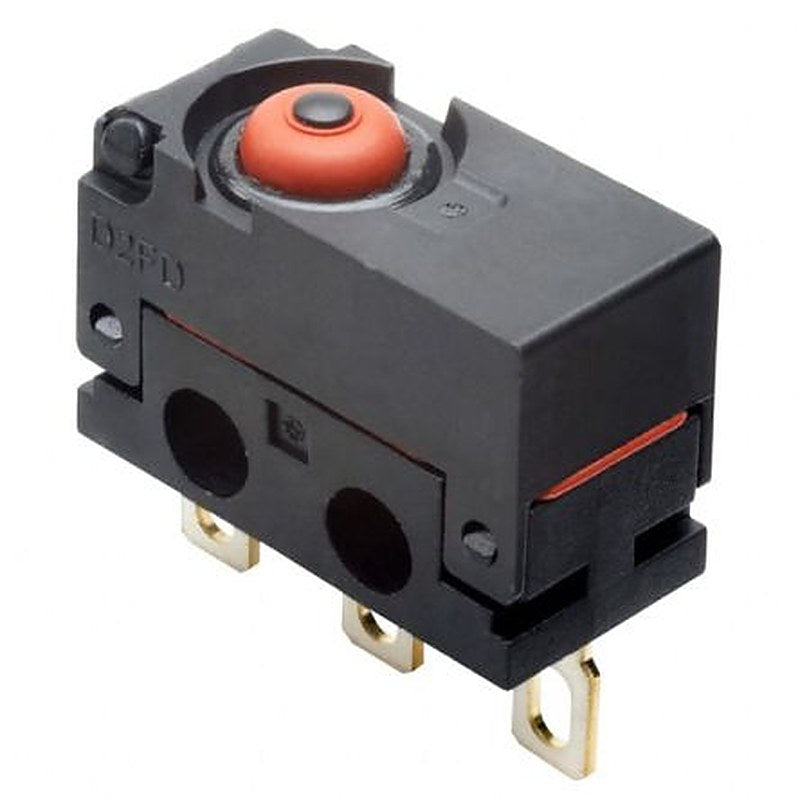 Omron Hinge Lever, Pin Plunger, Simulated Roller Lever Switch, Solder Terminal, 2A, SPDT, IP6X