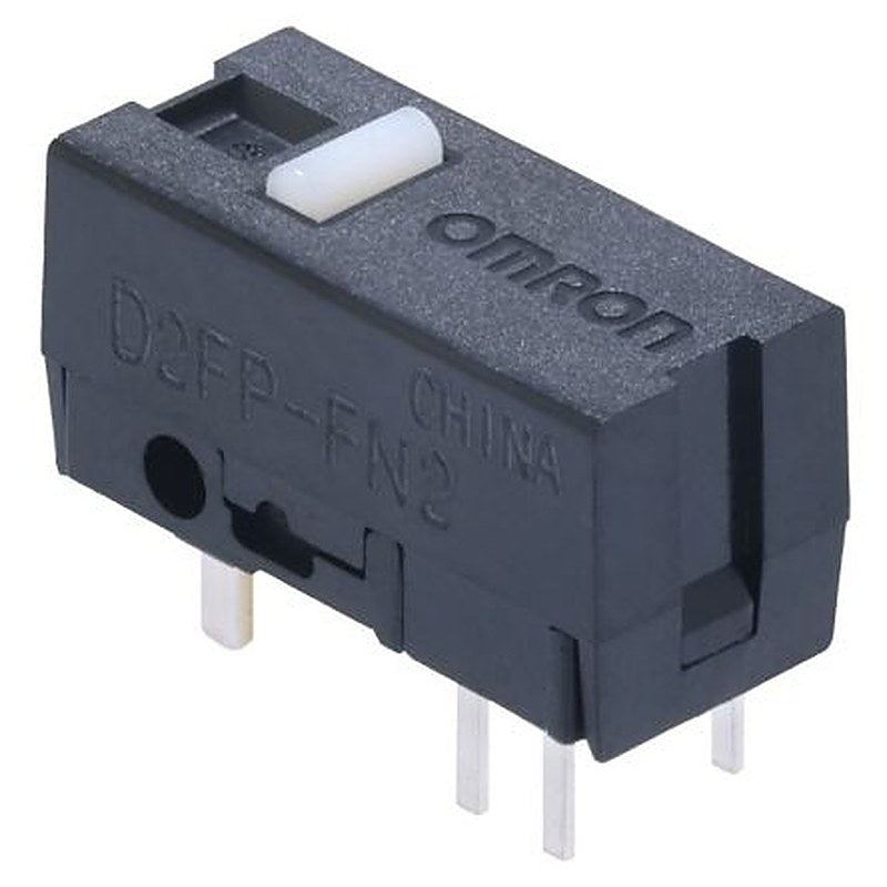 Omron Button Subminiature Micro Switch, Through Hole Terminal, 20mA, SPST