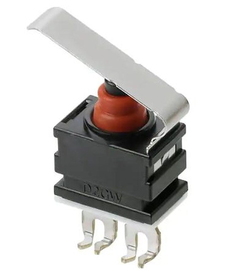 Omron Hinge Lever Subminiature Micro Switch, Wire Terminal, 1mA, 13.5 V dc, SPST-NC, IP67
