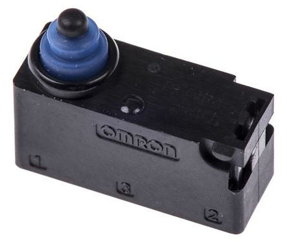 Omron Pin Plunger Micro Switch, PCB Terminal Terminal, 2A, SPDT, IP67