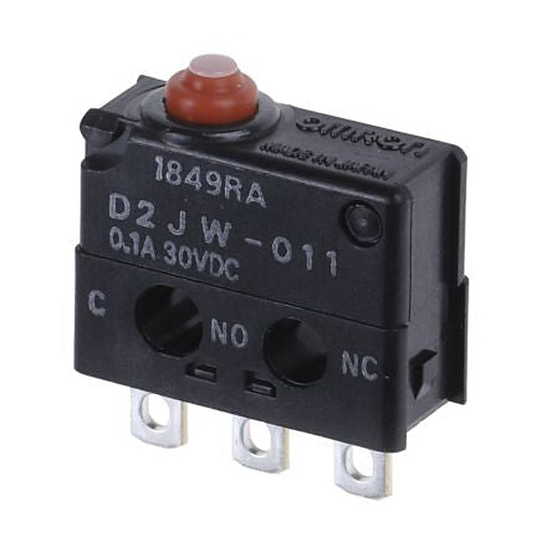 Omron Pin Plunger Micro Switch, Solder Terminal, 0.1A, 30 V dc, SPDT, IP67