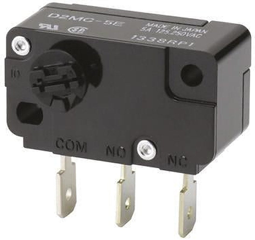 Omron Rotary, Rotary Micro Switch, Tab Terminal, 5A, 250 V, 30 V, SPDT, IP40, IP40