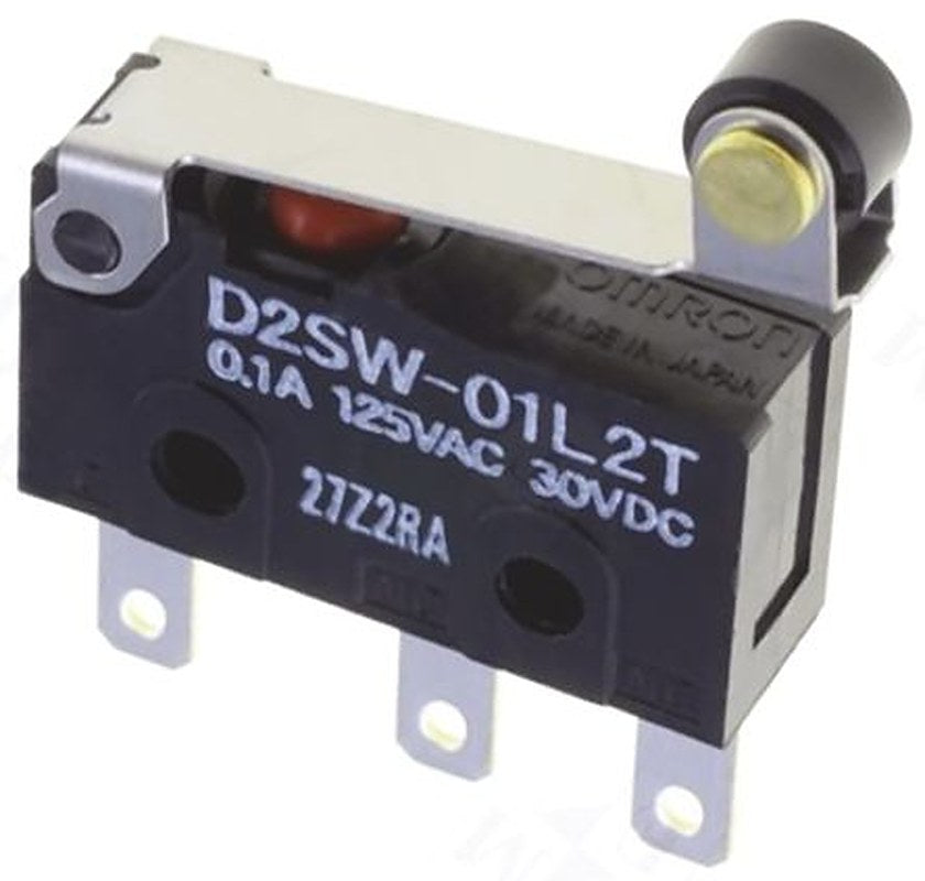 Omron Roller Lever Micro Switch, Tab Terminal, 3A, 125 V ac, SPDT, IP67