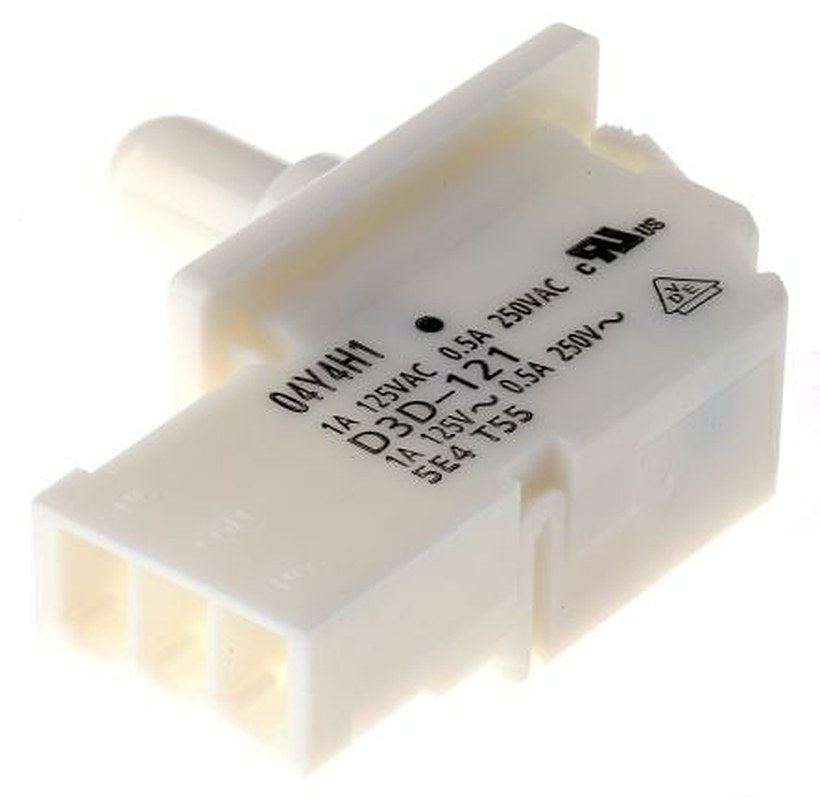 Omron Door Micro Switch Plunger, SPST-NC 500 mA IP40, 60 °C, -30 °C