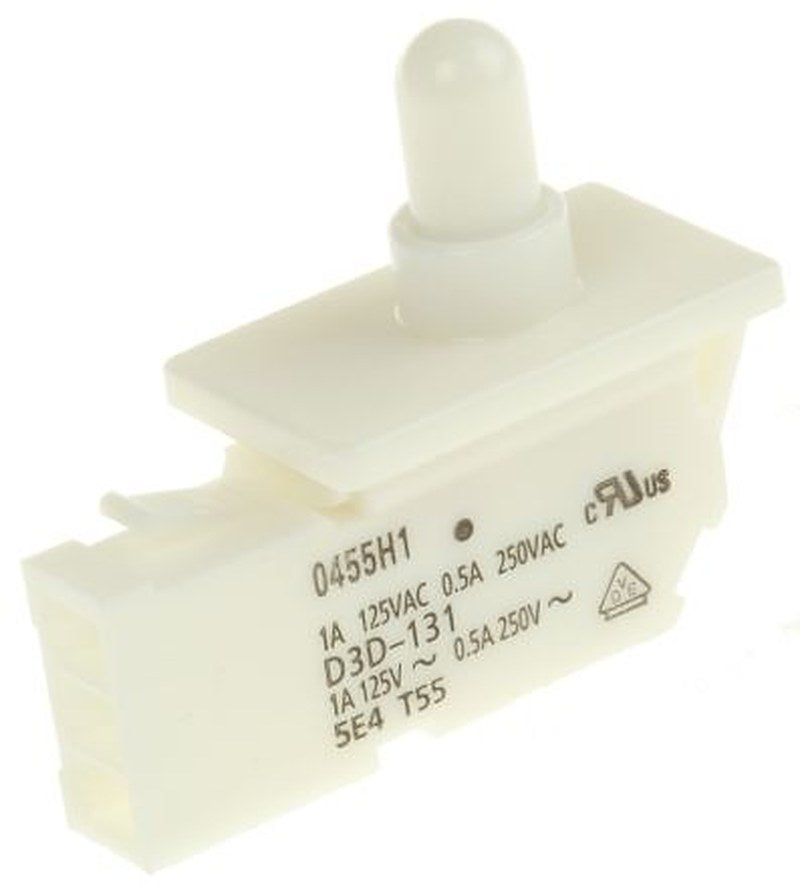 Omron Door Micro Switch Plunger, SPST 500 mA IP40, 60 °C, -30 °C
