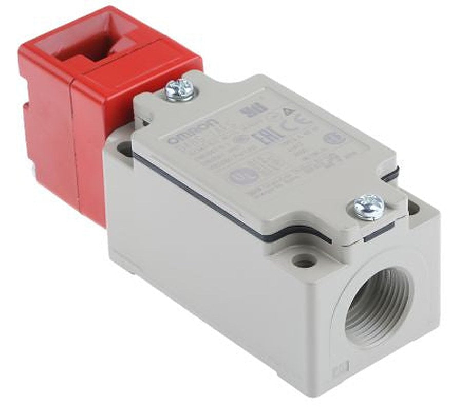Omron D4BS Series Special Operation Key Safety Interlock Switch, 2 NC, IP67, Plastic Housing, 400V ac, 2A
