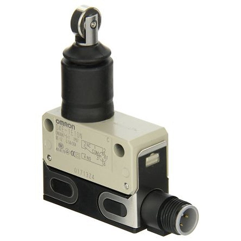 Omron D4E Series Roller Plunger Limit Switch, 1 NO/1 NC, IP67, Metal Housing, 125V