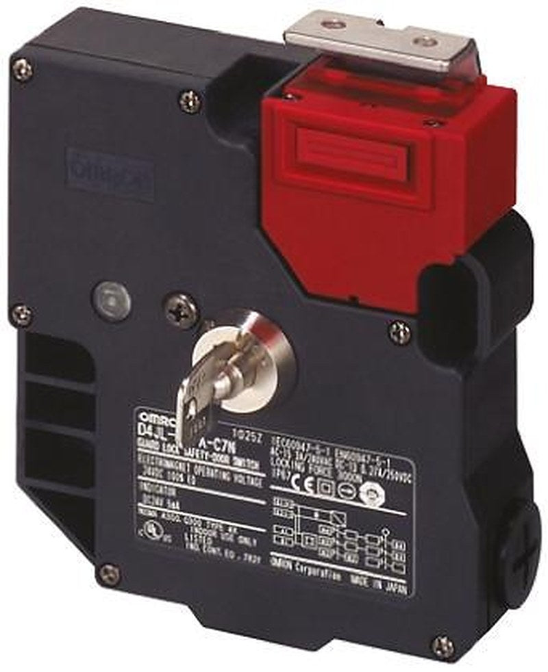 Omron D4JL Series Solenoid Interlock Switch Power to Lock/Unlock