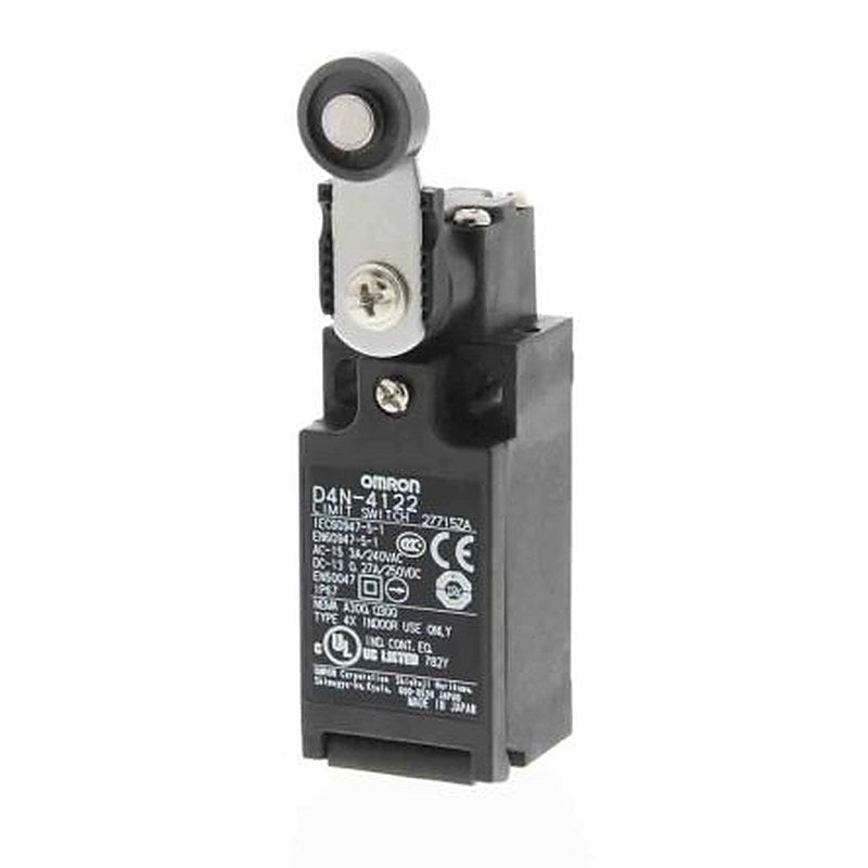 Omron D4n Series Roller Limit Switch, 1 NO/1 NC, IP67, Plastic Housing, 240V, 10A