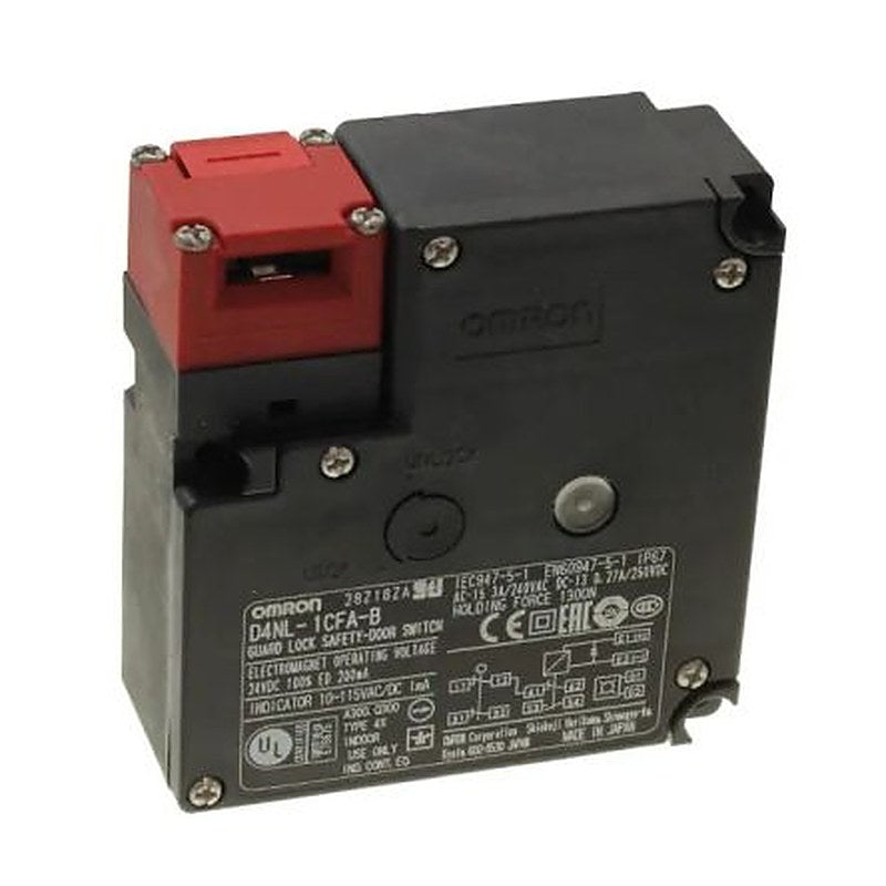 Omron D4NL Series Solenoid Interlock Switch, Power to Lock