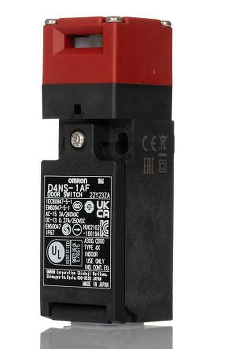 Omron D4NS Safety Rated Interlock Switch, Keyed, Plastic, Key