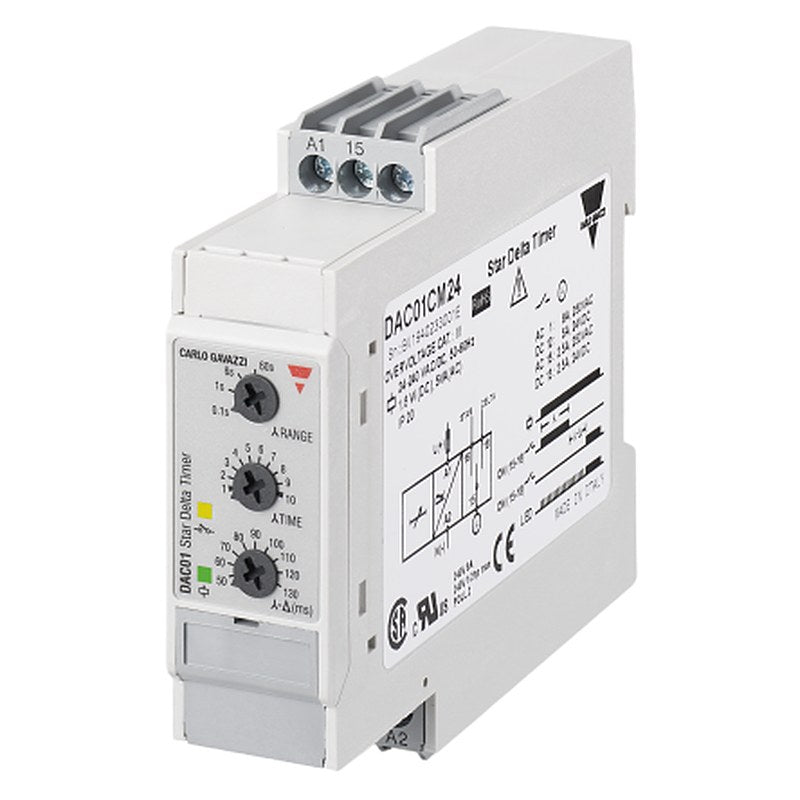 Carlo Gavazzi Star Delta DAC01 Timer Switch 415V ac