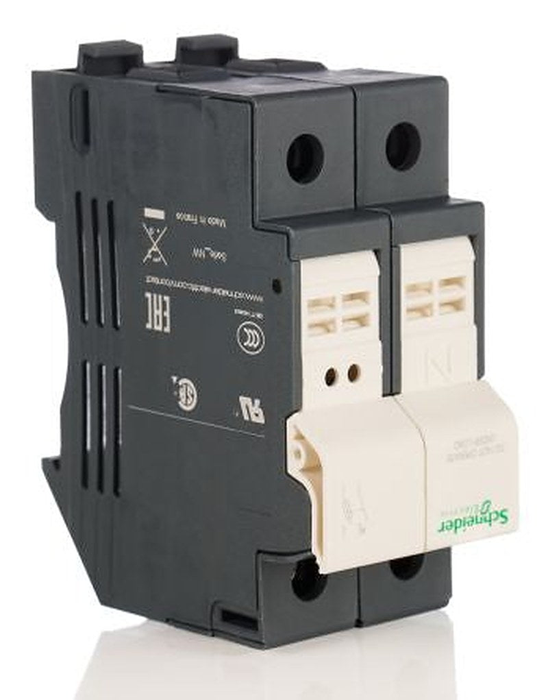 Schneider Electric 32A Rail Mount Fuse Holder for 10 x 38 mm, 1P-Pole, 690V ac/dc