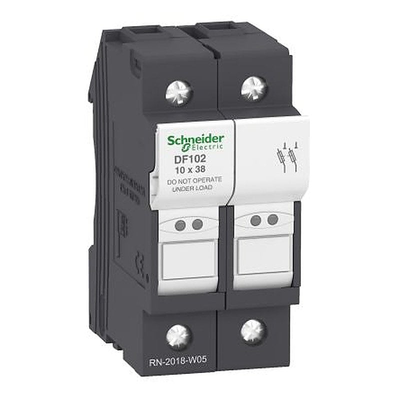 Schneider Electric 32A Rail Mount Fuse Holder, 2P-Pole, 690V ac