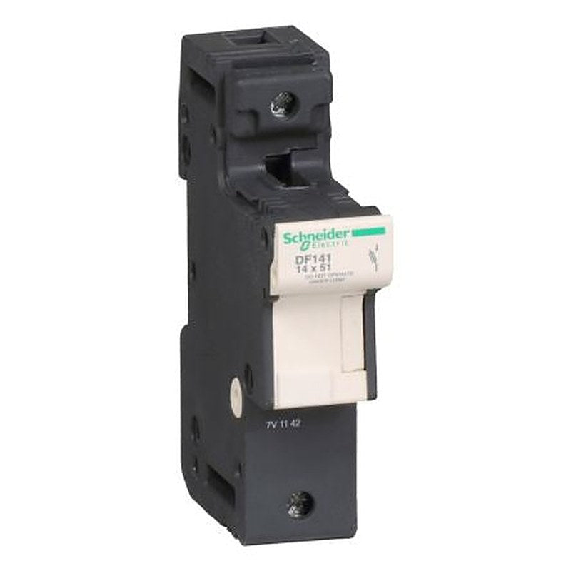 Schneider Electric 50A Rail Mount Fuse Holder, 1P-Pole, 690V ac
