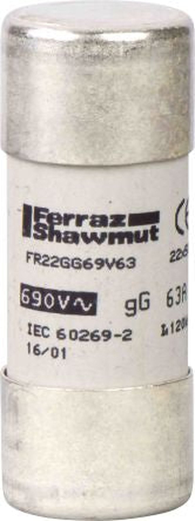 Schneider Electric 63A Cartridge Fuse, 22 x 58 mm