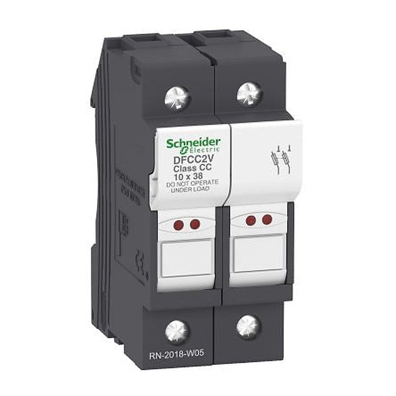 Schneider Electric 30A Fuse Holder, 2P-Pole, 600V