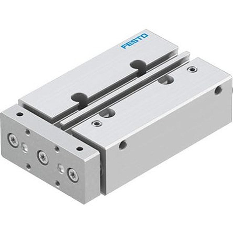 Festo Pneumatic Guided Cylinder - DFM-12-50-P-A-GF-F1A 12 mm Bore, DFM Series, 50 mm Double Acting Acting