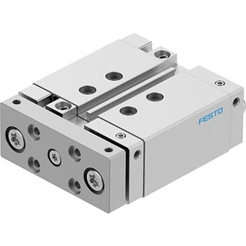 Festo Pneumatic Guided Cylinder - DFM-20-25-B-PPV-A-GF 20 mm Bore, DFM Series, 25 mm Double Acting Acting