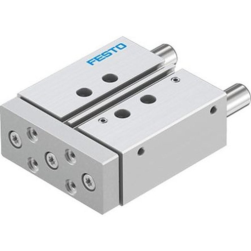 Festo Pneumatic Guided Cylinder - DFM-20-40-P-A-GF-F1A 20 mm Bore, DFM Series, 40 mm Double Acting Acting