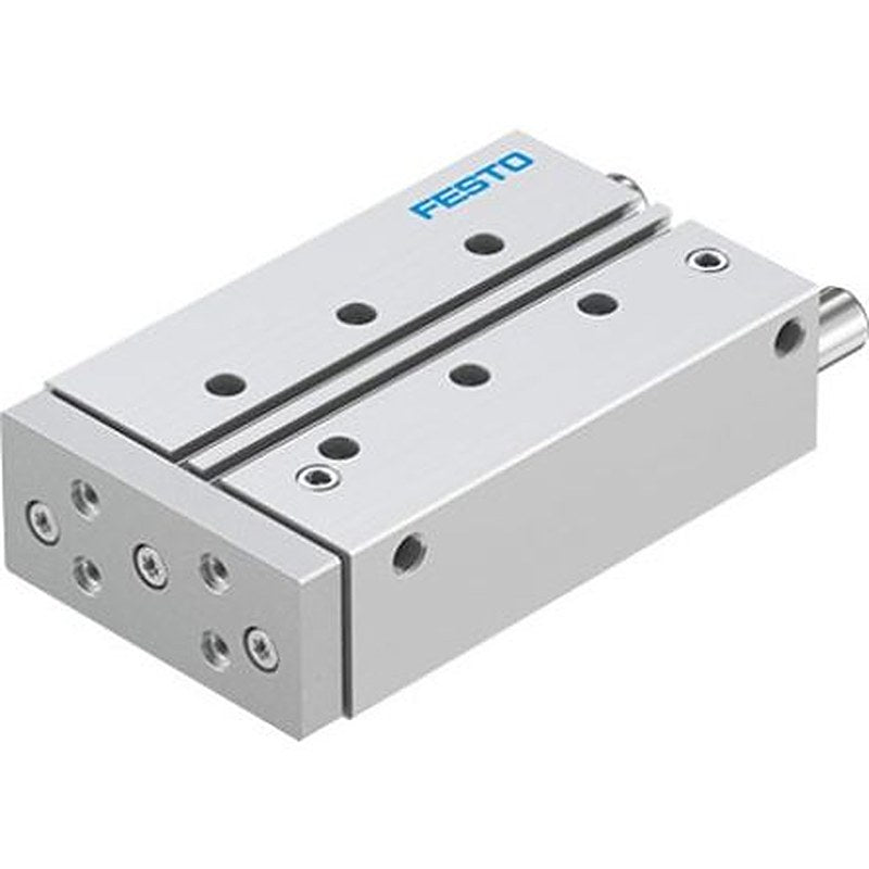 Festo Pneumatic Guided Cylinder - DFM-25-100-P-A-GF-F1A 25 mm Bore, DFM Series, 100 mm Double Acting Acting