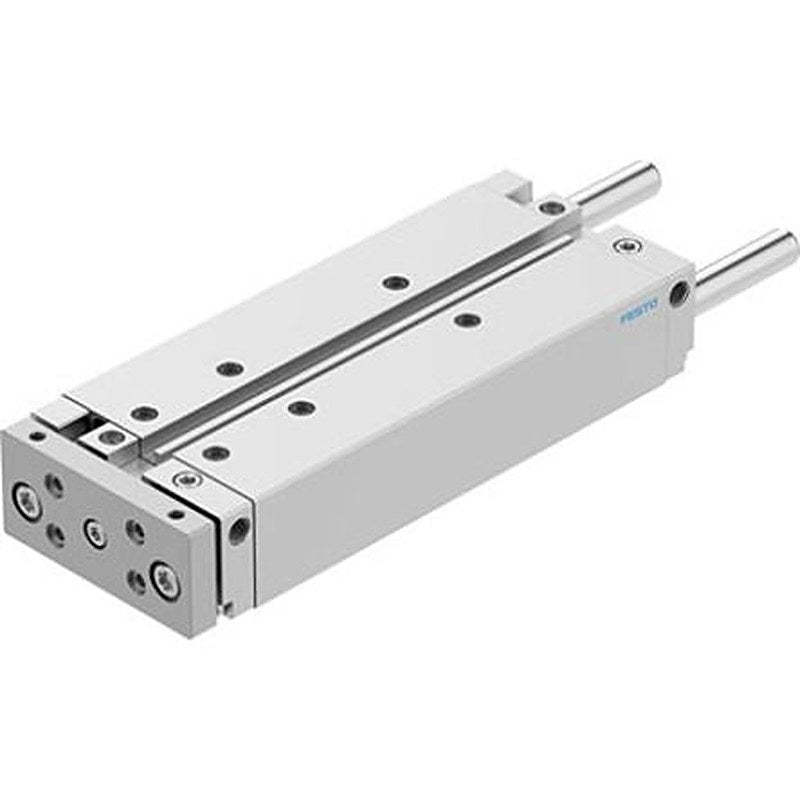 Festo Pneumatic Guided Cylinder - DFM-25-160-B-PPV-A-KF 25 mm Bore, DFM Series, 160 mm Double Acting Acting