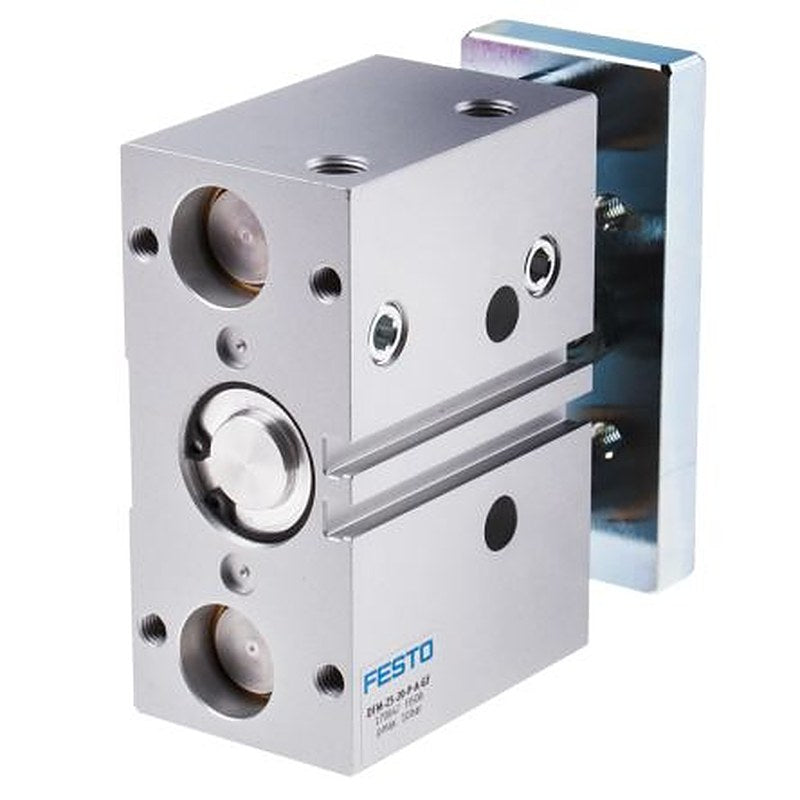 Festo Pneumatic Guided Cylinder - 170847 25 mm Bore, DFM Series, 20 mm Double Acting Acting