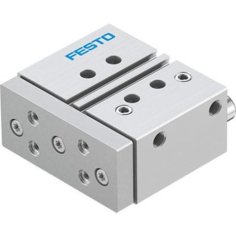 Festo Pneumatic Guided Cylinder - DFM-25-25-P-A-GF-F1A 25 mm Bore, DFM Series, 25 mm Double Acting Acting