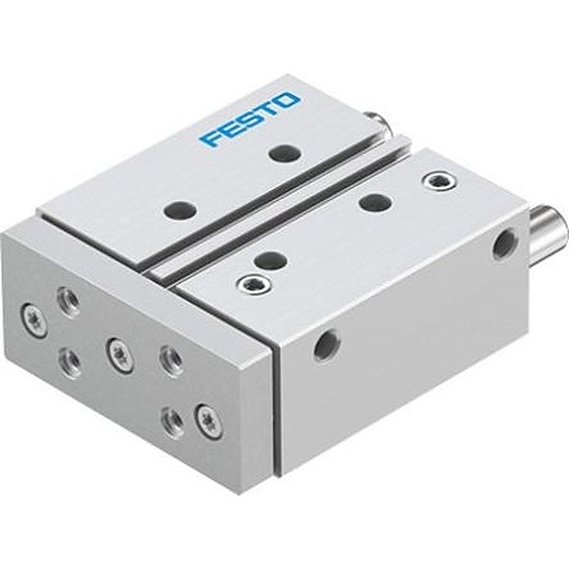 Festo Pneumatic Guided Cylinder - DFM-25-50-P-A-KF-F1A 25 mm Bore, DFM Series, 50 mm Double Acting Acting