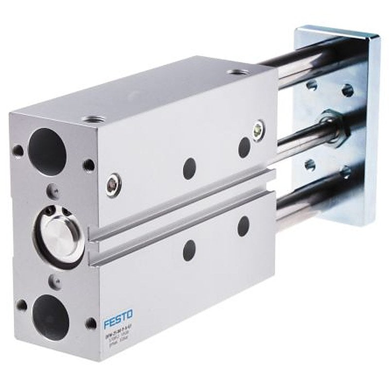 Festo Pneumatic Guided Cylinder - 170852 25 mm Bore, DFM Series, 80 mm Double Acting Acting