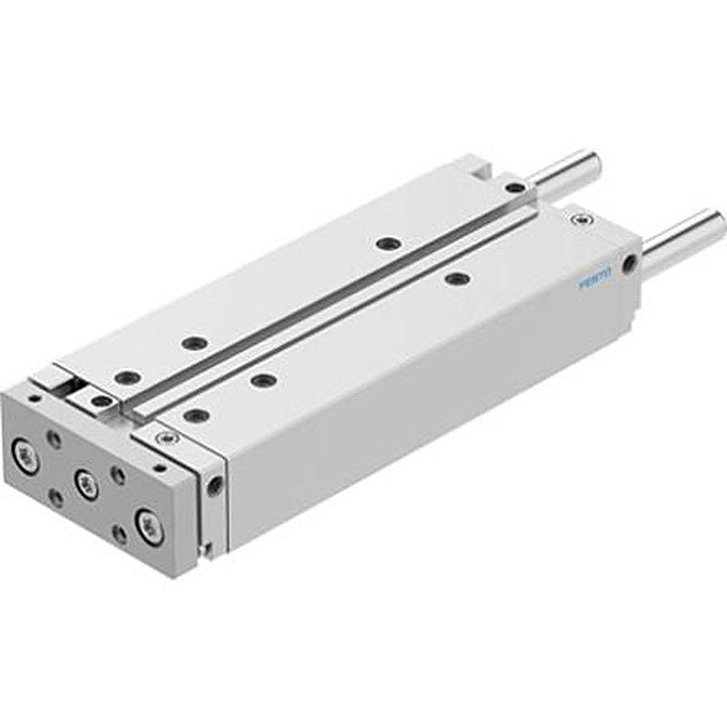 Festo Pneumatic Guided Cylinder - DFM-32-200-B-PPV-A-GF 32 mm Bore, DFM Series, 200 mm Double Acting Acting